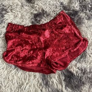 Velvet Sleeping Shorts